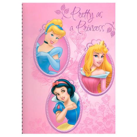 Disney Princess Pretty As A Princess Spiral A4 Hard Cover Notebook £4.99
